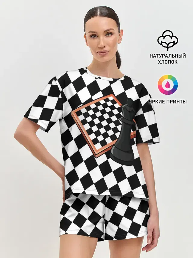 Женская пижама с шортами