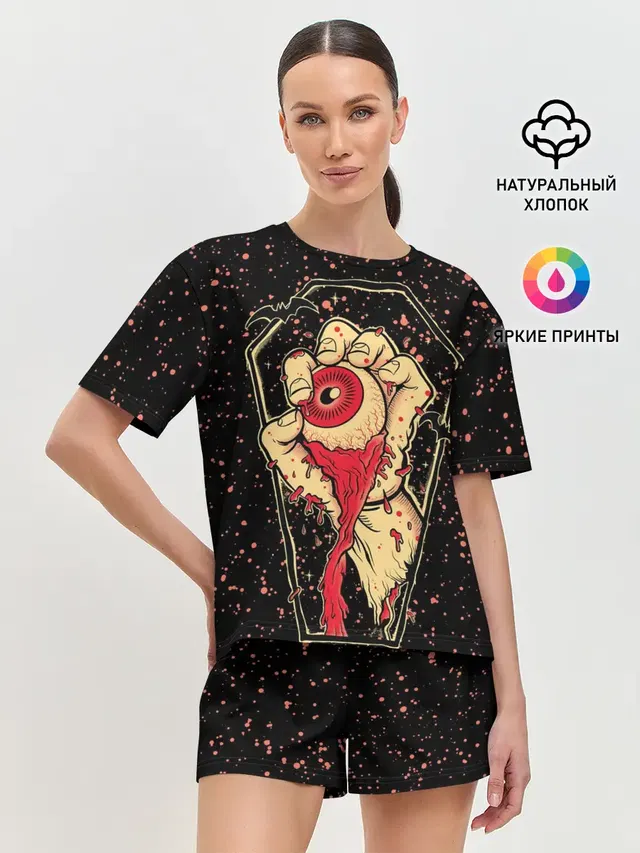Женская пижама с шортами