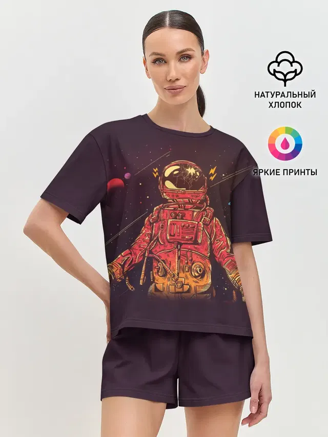 Женская пижама с шортами