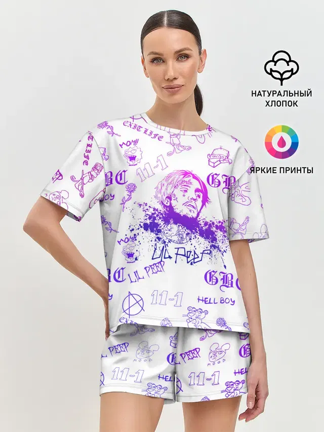 Женская пижама с шортами