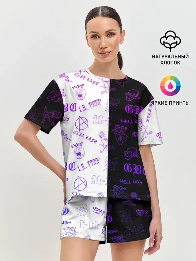 Женская пижама с шортами