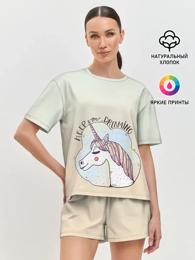 Женская пижама с шортами
