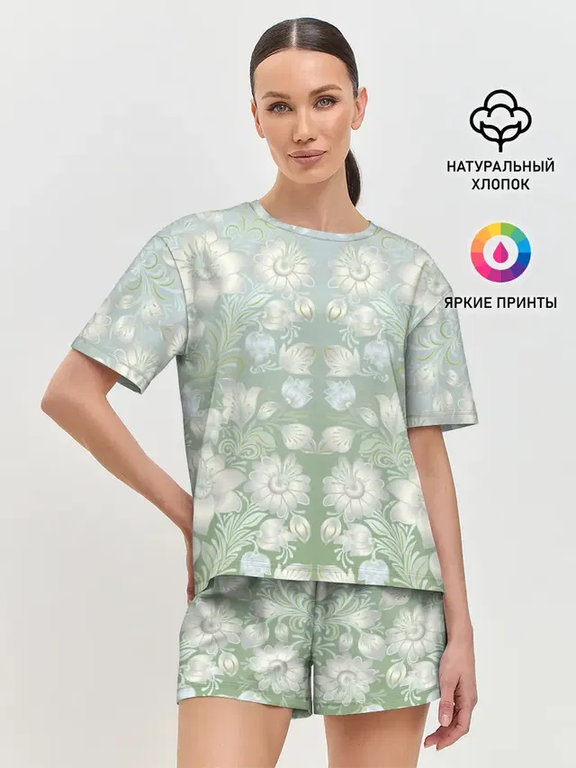 Женская пижама с шортами