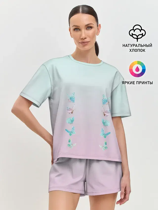 Женская пижама с шортами