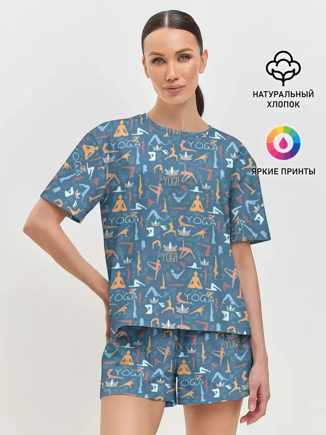 Женская пижама с шортами