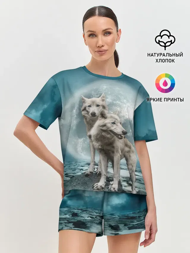 Женская пижама с шортами
