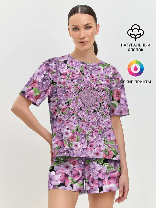 Женская пижама с шортами