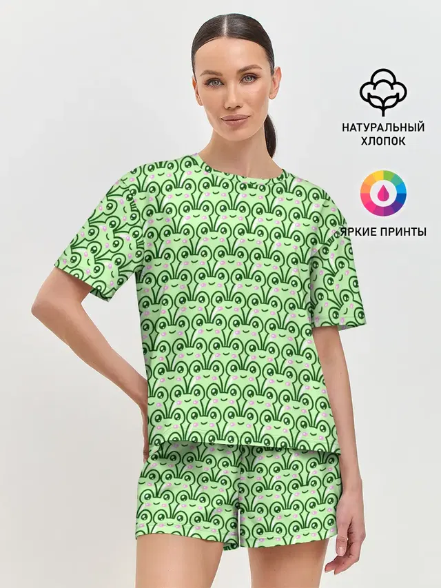 Женская пижама с шортами