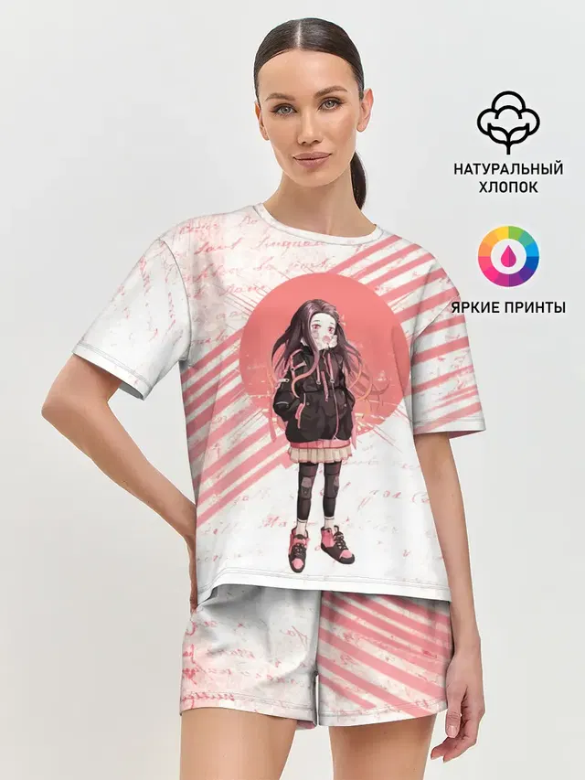 Женская пижама с шортами