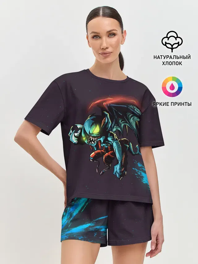 Женская пижама с шортами