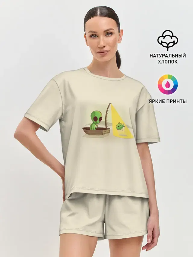 Женская пижама с шортами