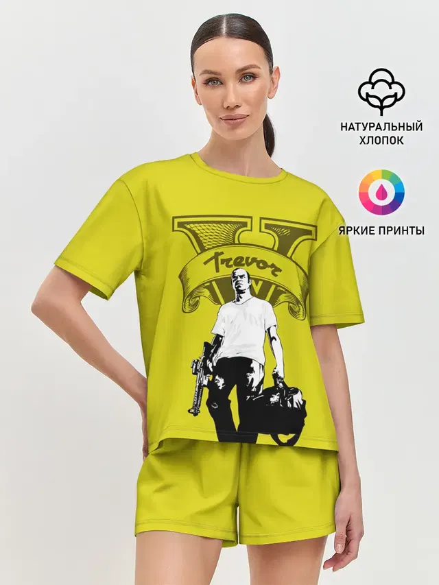 Женская пижама с шортами