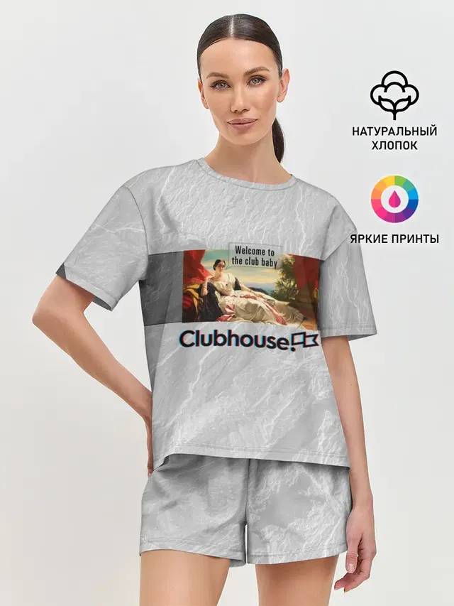 Женская пижама с шортами