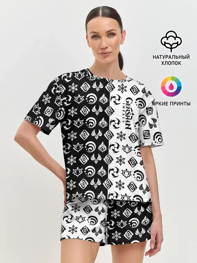 Женская пижама с шортами