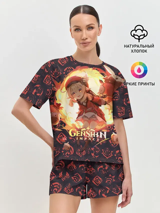 Женская пижама с шортами