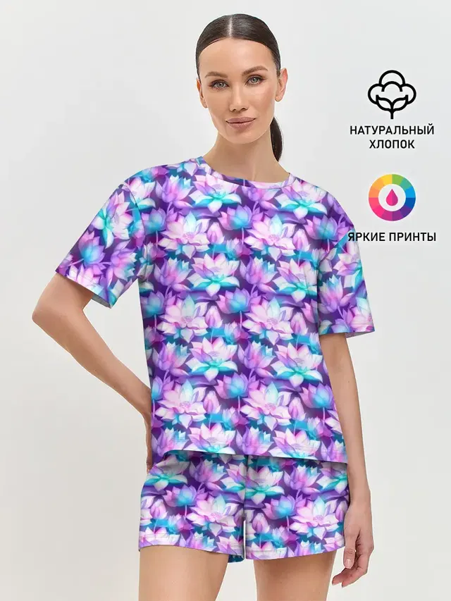 Женская пижама с шортами