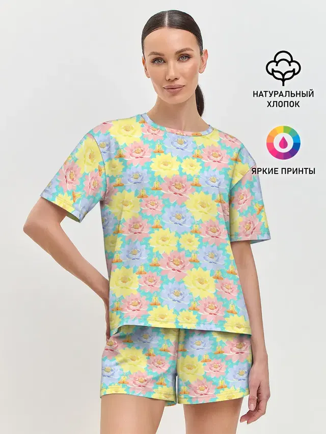 Женская пижама с шортами