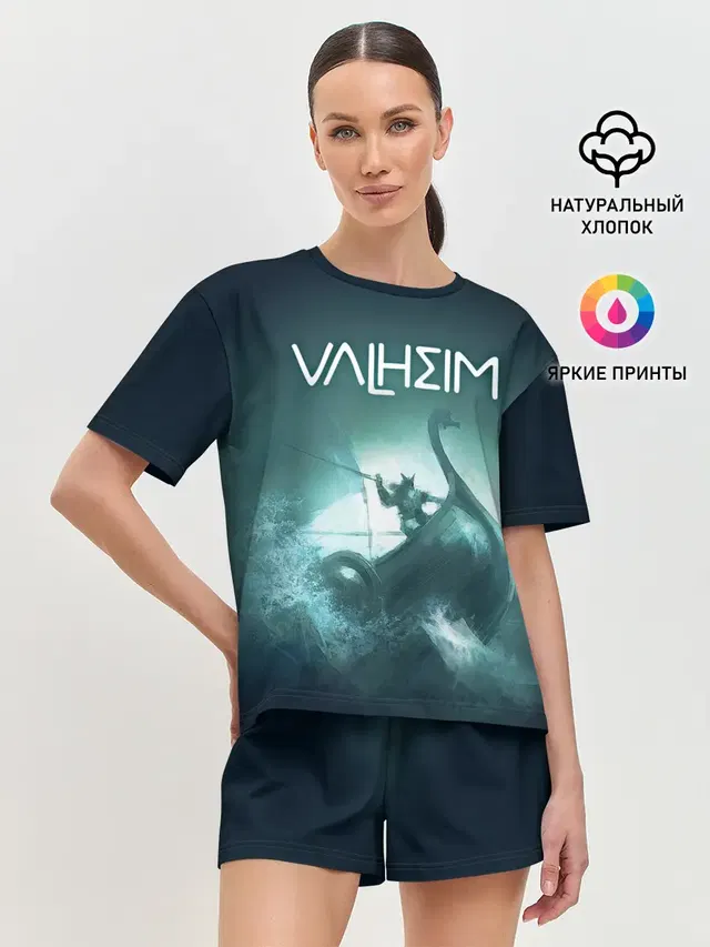 Женская пижама с шортами