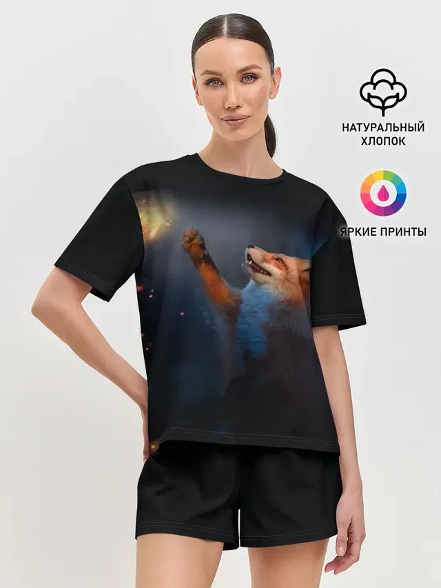 Женская пижама с шортами