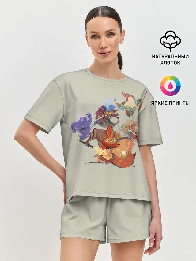 Женская пижама с шортами