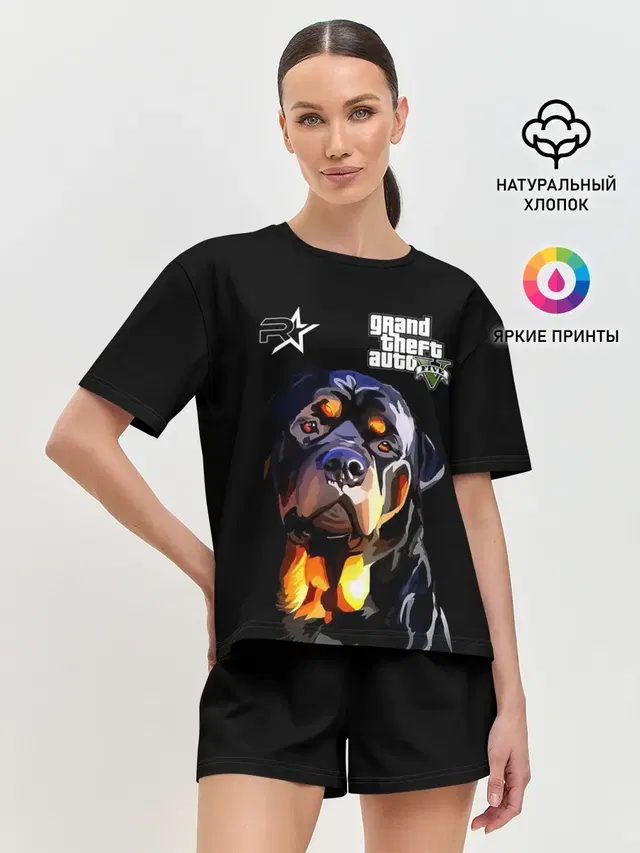 Женская пижама с шортами