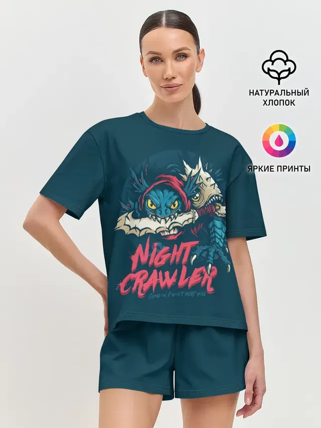 Женская пижама с шортами