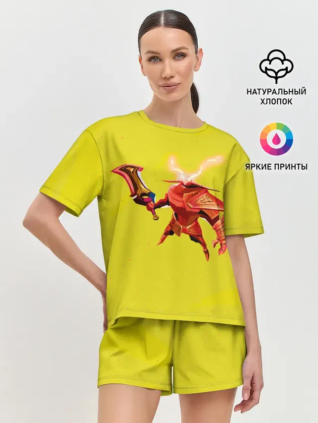 Женская пижама с шортами