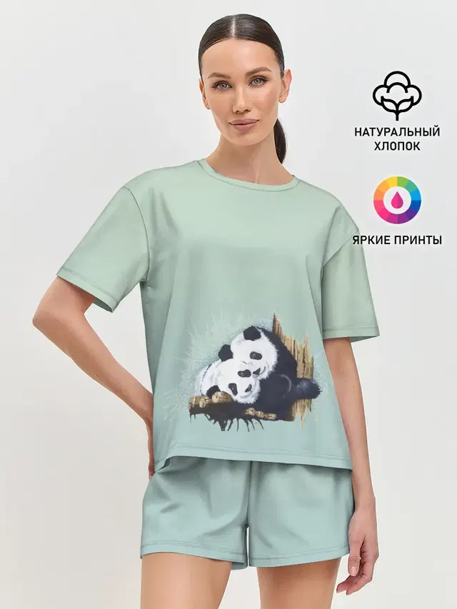 Женская пижама с шортами
