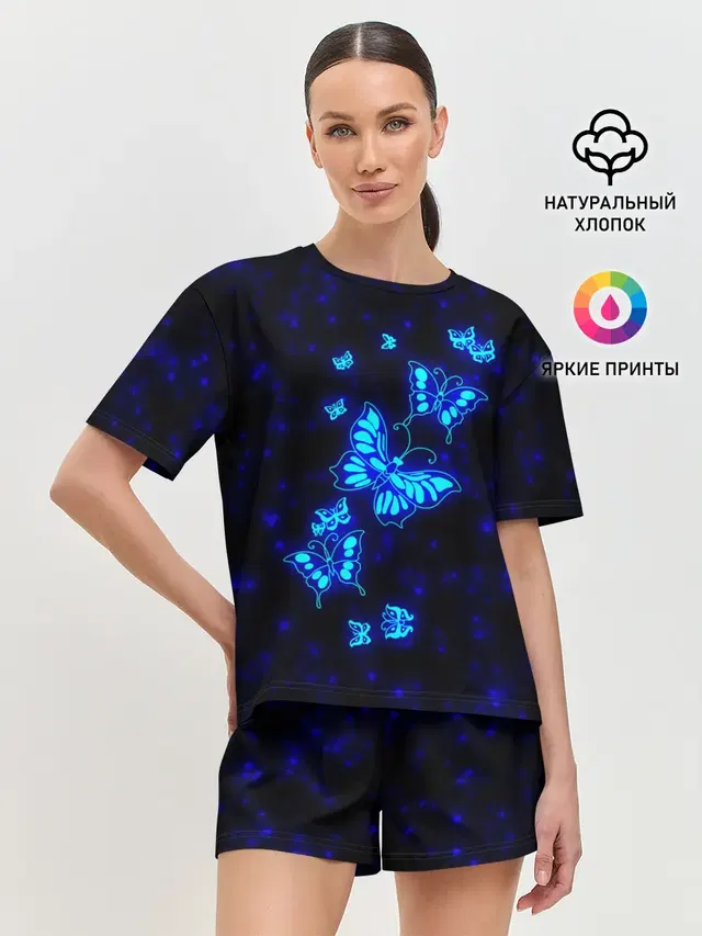 Женская пижама с шортами