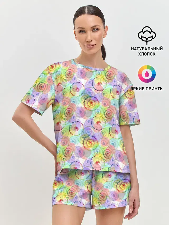 Женская пижама с шортами