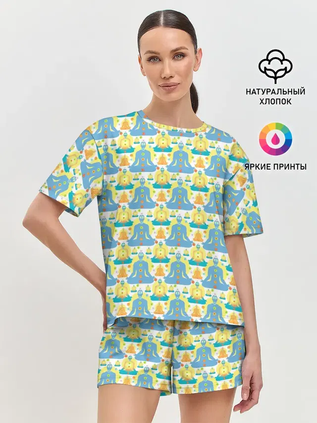 Женская пижама с шортами