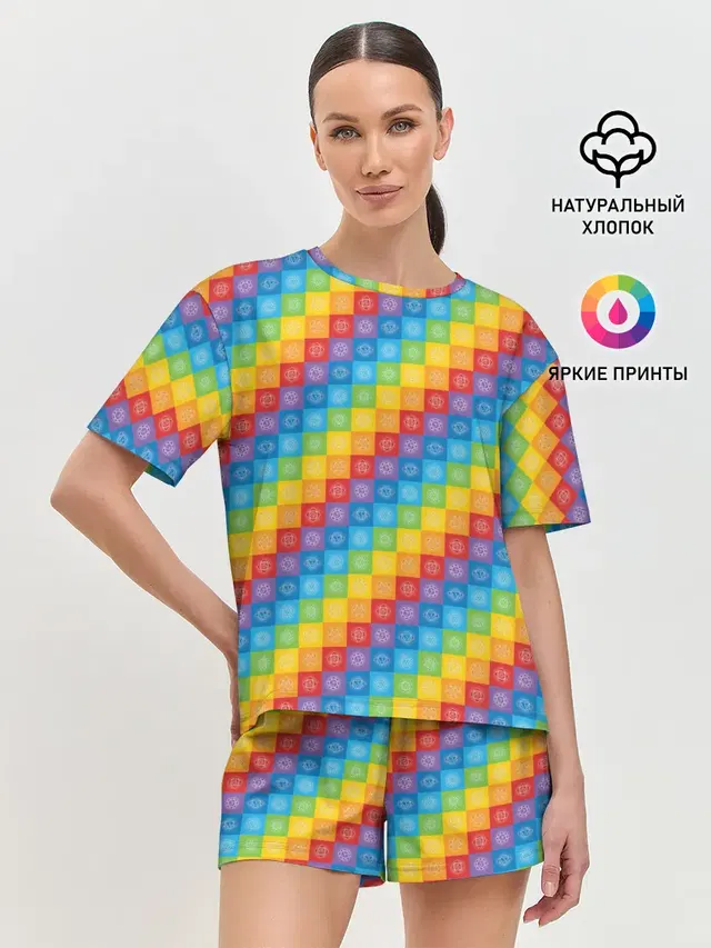 Женская пижама с шортами