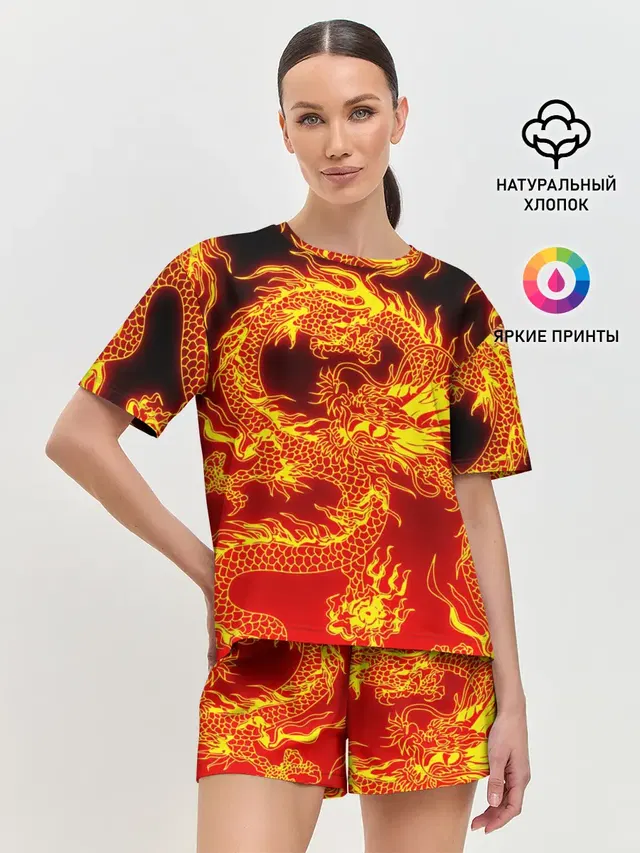 Женская пижама с шортами