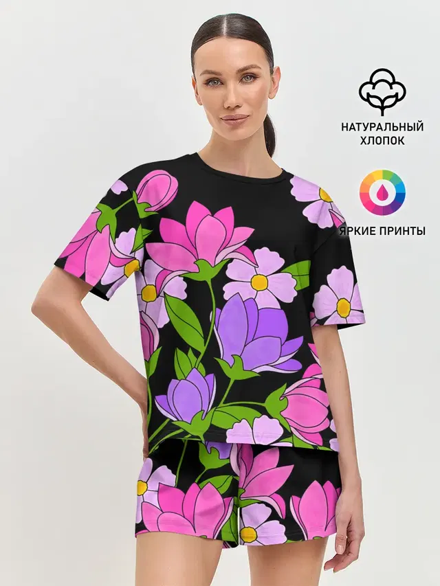 Женская пижама с шортами