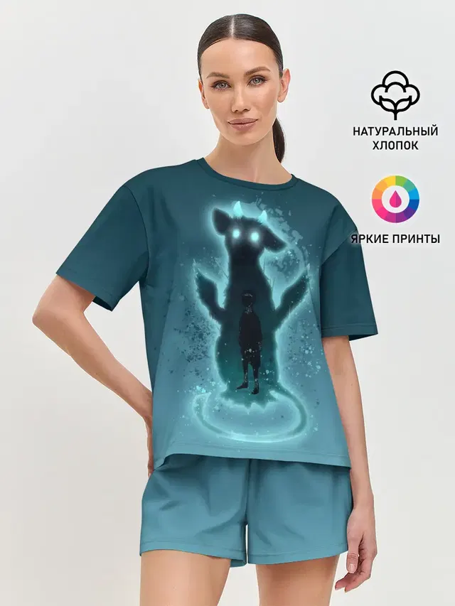 Женская пижама с шортами