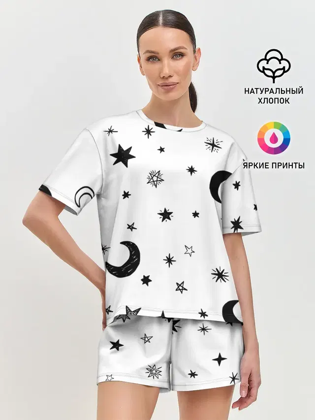 Женская пижама с шортами