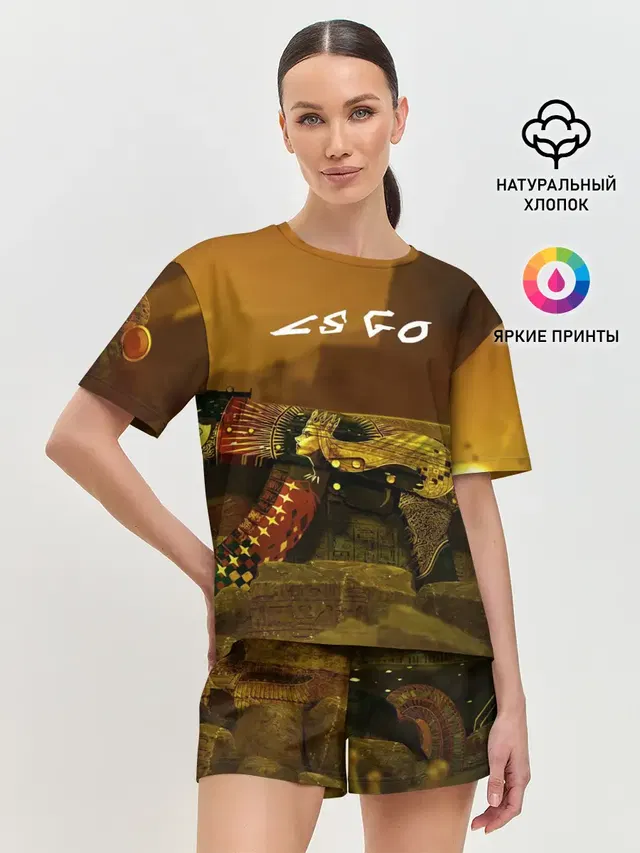 Женская пижама с шортами