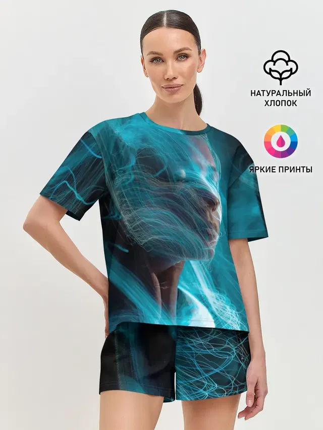 Женская пижама с шортами