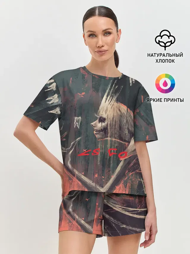 Женская пижама с шортами