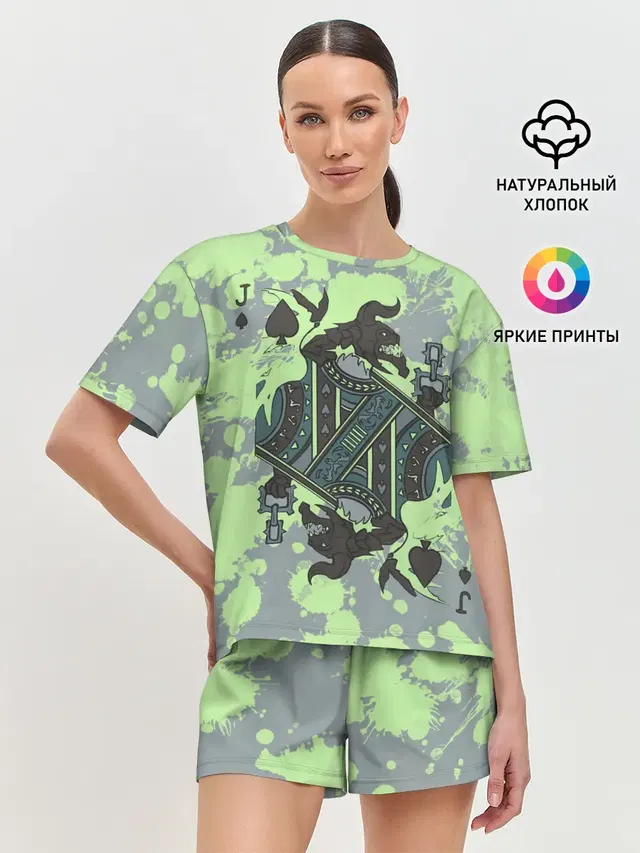 Женская пижама с шортами