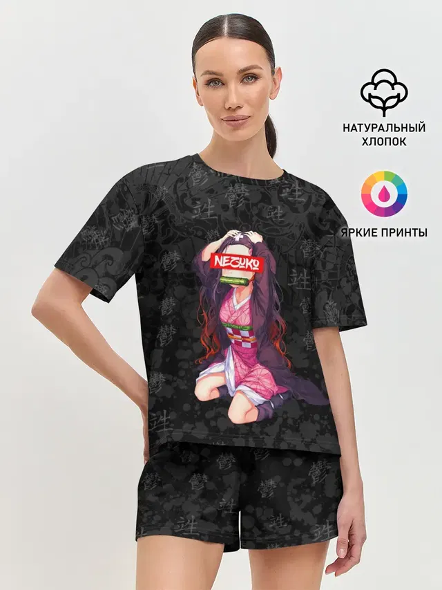 Женская пижама с шортами