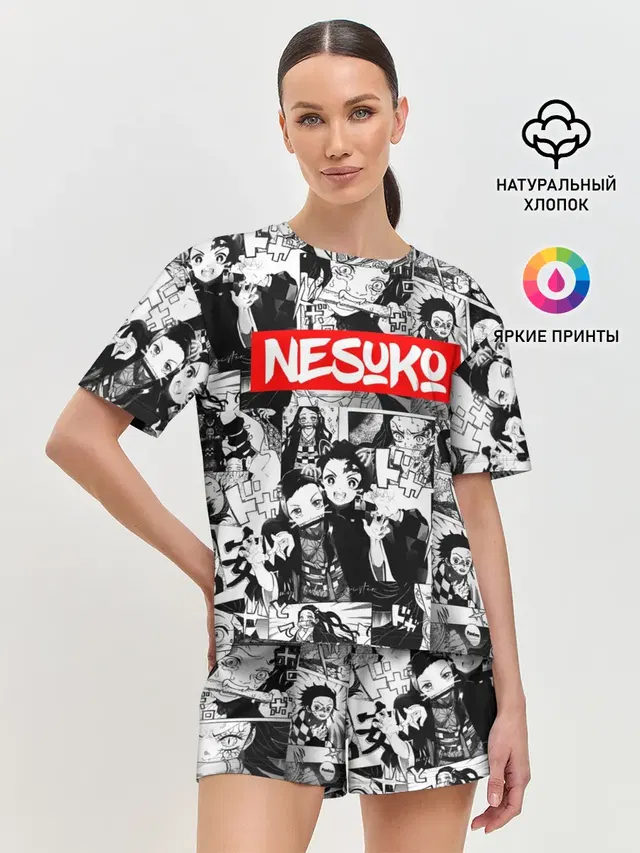 Женская пижама с шортами