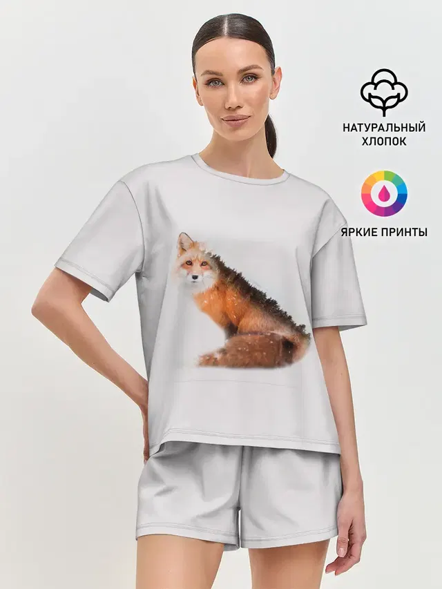 Женская пижама с шортами