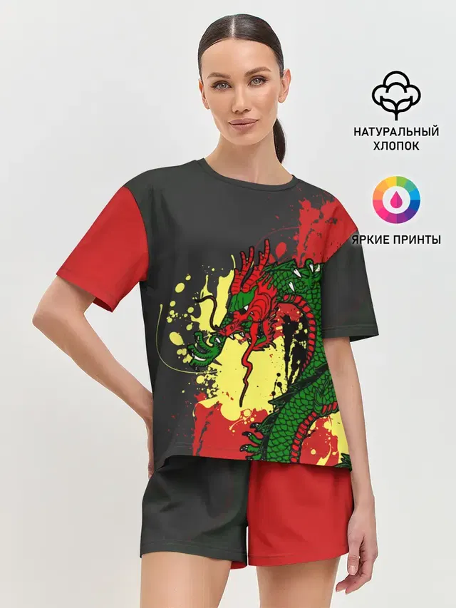 Женская пижама с шортами