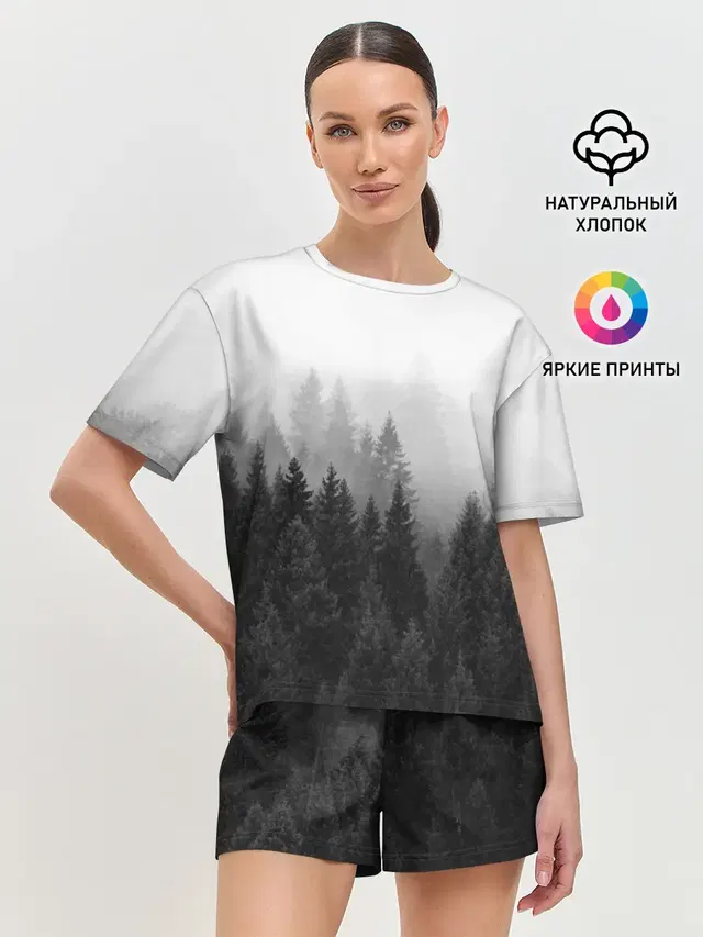 Женская пижама с шортами