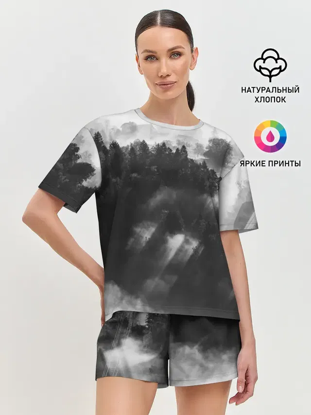 Женская пижама с шортами