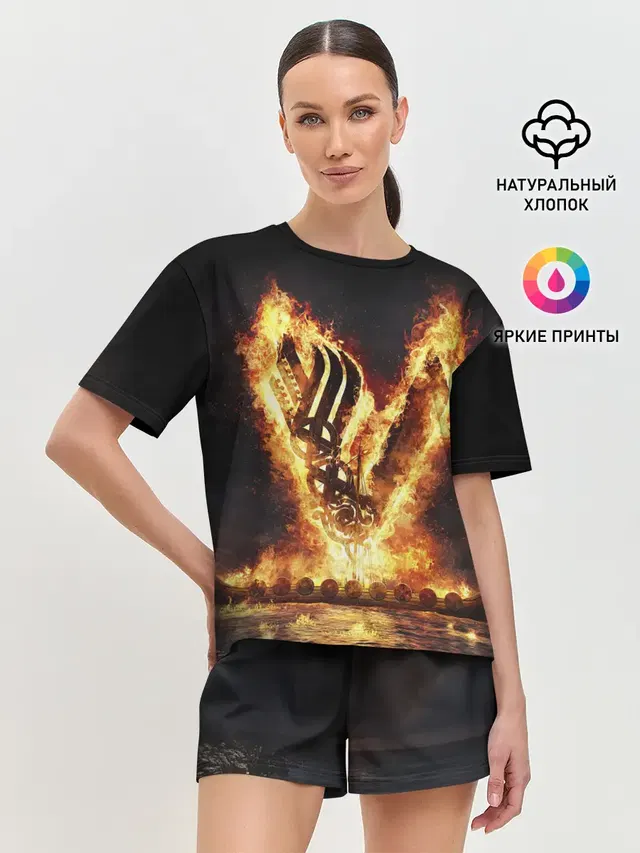 Женская пижама с шортами
