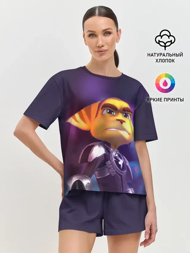 Женская пижама с шортами