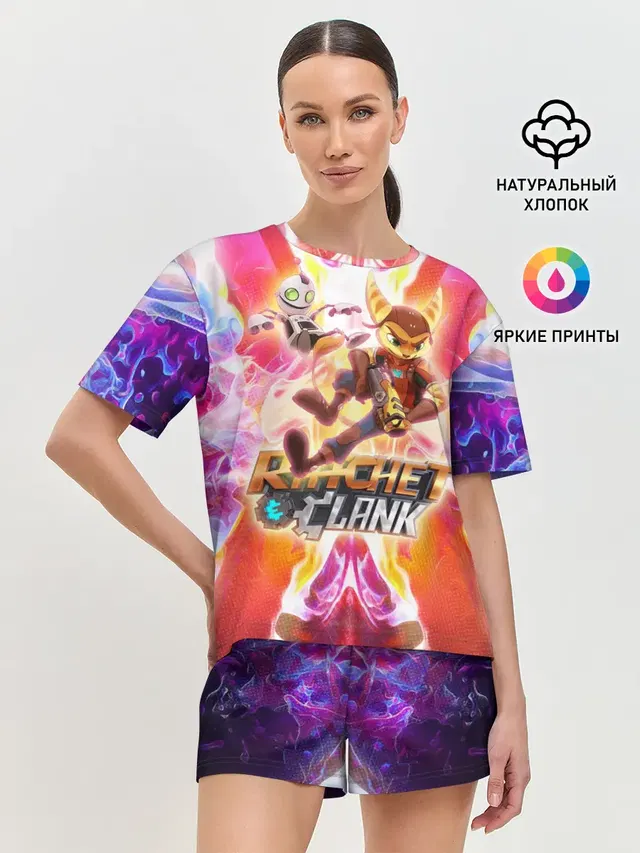 Женская пижама с шортами