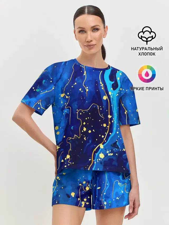 Женская пижама с шортами